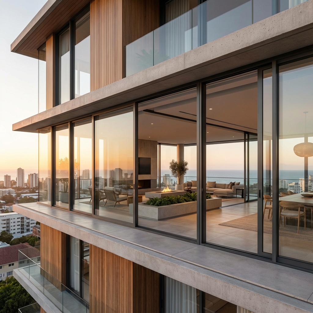 Posuvný systém zasklenia